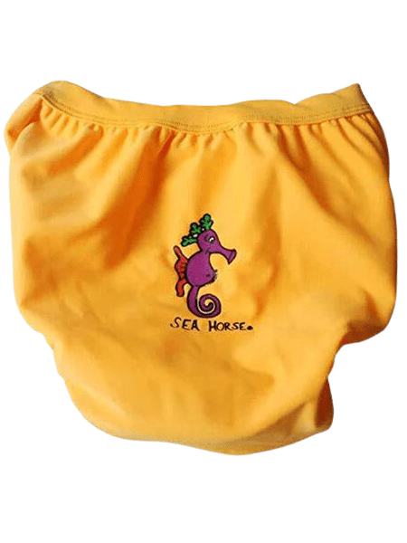Ozi Varmints Baby Aqua Nappy - Sun.