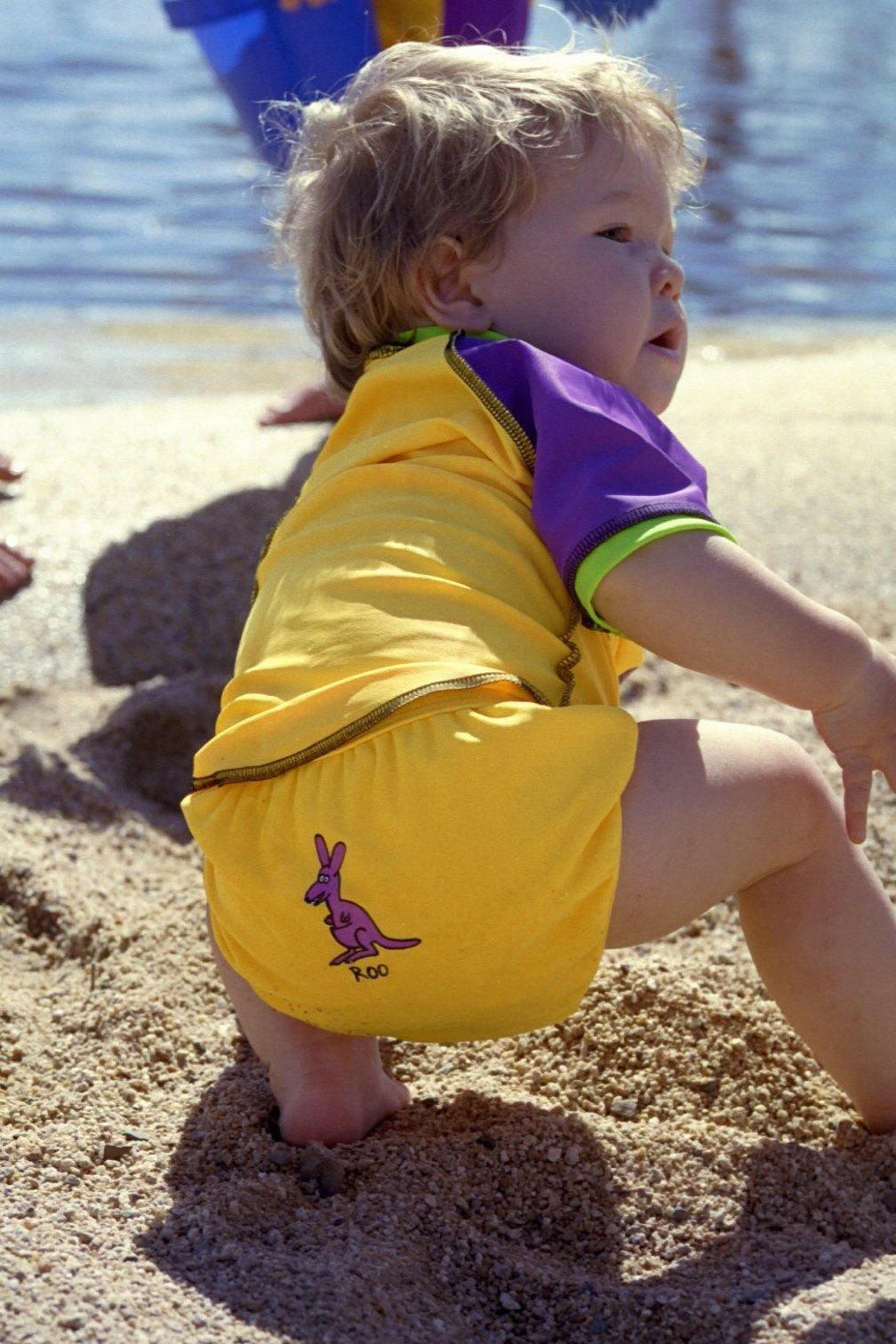 Ozi Varmints Baby Aqua Nappy Diaper.
