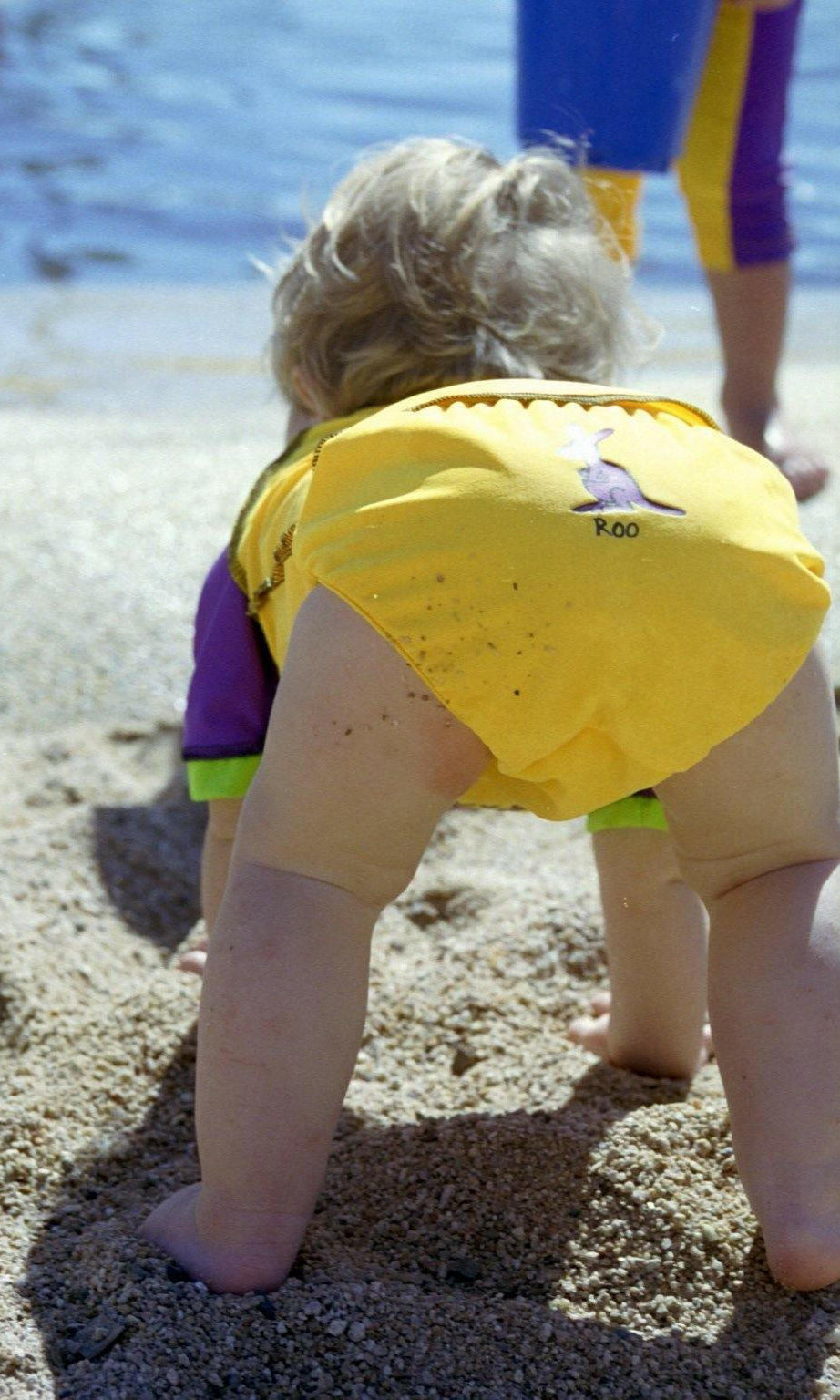 Ozi Varmints Baby Aqua Nappy Diaper.