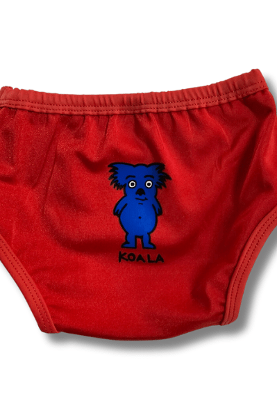 Ozi Varmints Baby Aqua Nappy - Red.