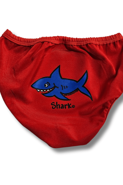 Ozi Varmints Baby Aqua Nappy - Red.