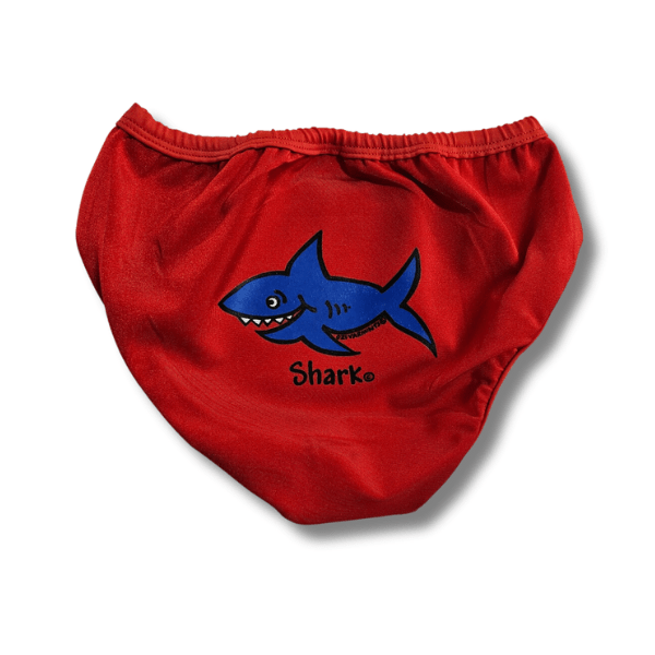 Ozi Varmints Baby Aqua Nappy - Red.