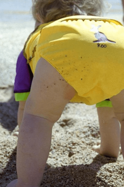 Ozi Varmints Baby Aqua Nappy - Sun.