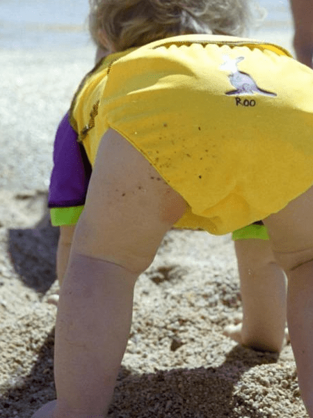 Ozi Varmints Baby Aqua Nappy - Sun.