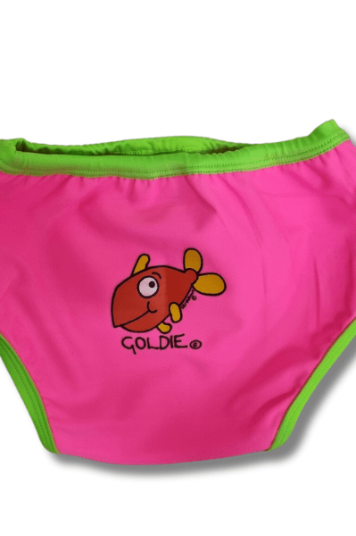 Ozi Varmints Baby Aqua Nappy - Pink/Lime.