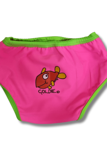 Ozi Varmints Baby Aqua Nappy - Pink/Lime.