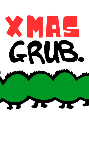Ozi Varmints Baby Bib Xmas Grub.