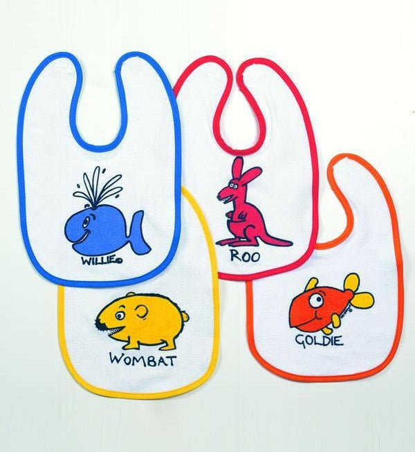 9057 Ozi Varmints Big Thirsty Baby Bibs.