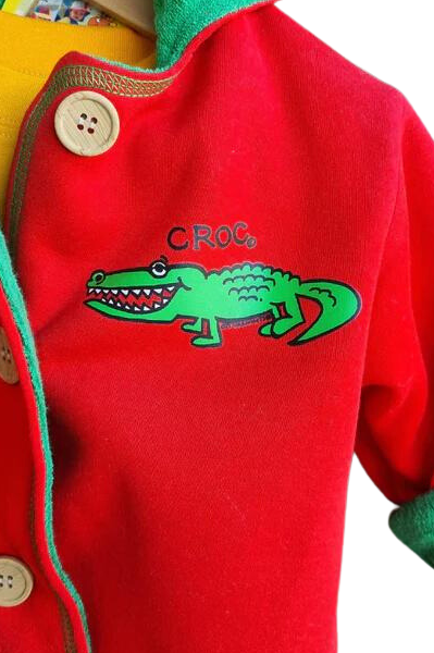 Ozi Varmints Hooded Jacket with Ears Polar Fleece Reversible.