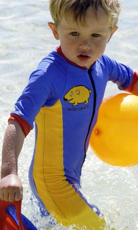 Ozi Varmints All In One Zip Sun Surf Suit - Sun Protection.