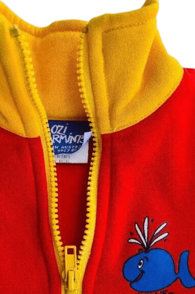 Ozi Varmints Zip Front Fleece Sweat Shirt.