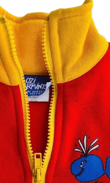 Ozi Varmints Zip Front Fleece Sweat Shirt.