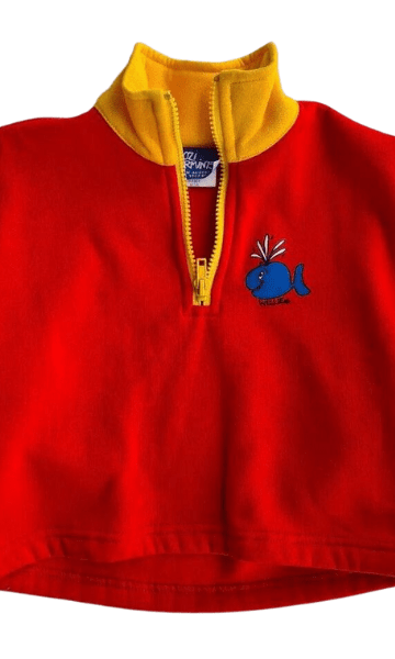 Ozi Varmints Zip Front Fleece Sweat Shirt.