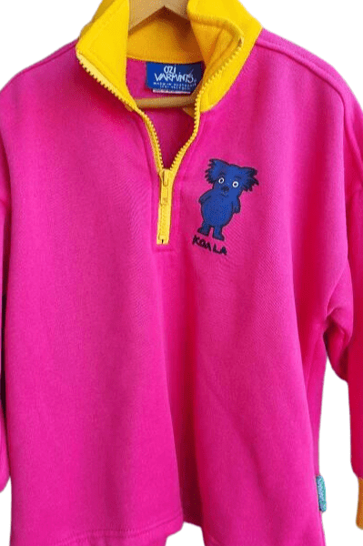 Ozi Varmints Zip Front Fleece Sweat Shirt.