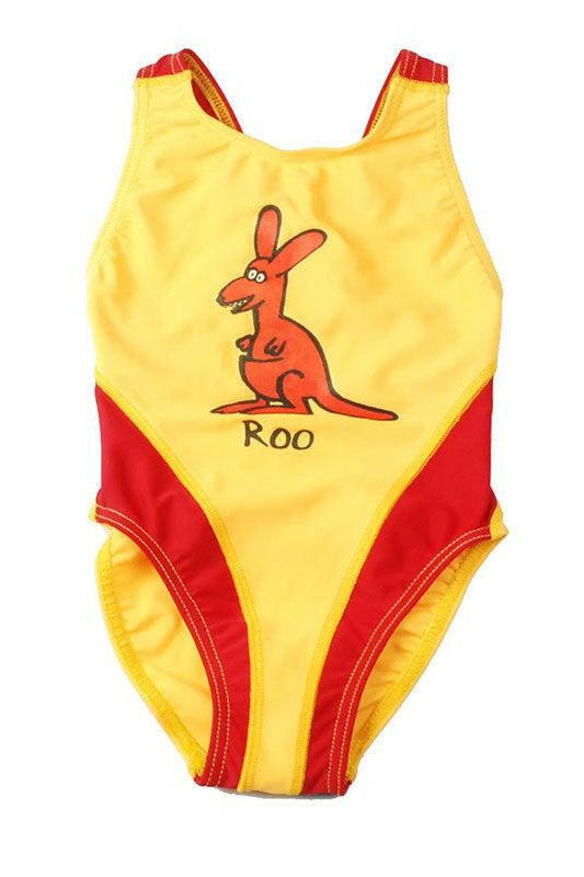 Ozi Varmints Girls Spliced Racer - SP50+ - Sun Red.