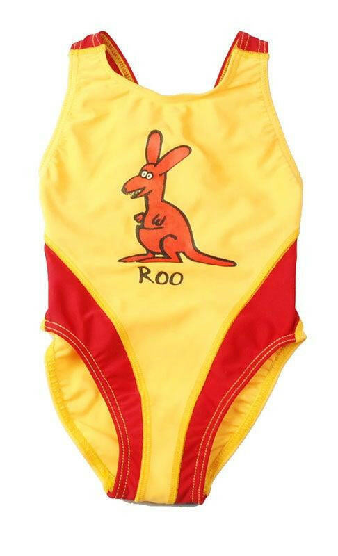 Ozi Varmints Girls Spliced Racer - SP50+ - Sun Red.