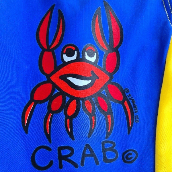 Ozi Varmints Girls Zip Back Cat Suit - Ocean Sun.