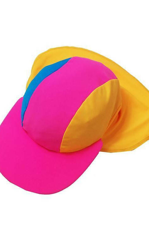 6005 Ozi Varmints Flap Capt- Sizes - SP50+ - Pink/Aqua/Sun.