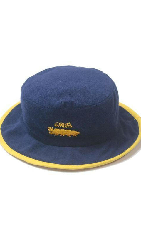 1013 Ozi Varmints Floppy Toweling Hat - Navy Grub.
