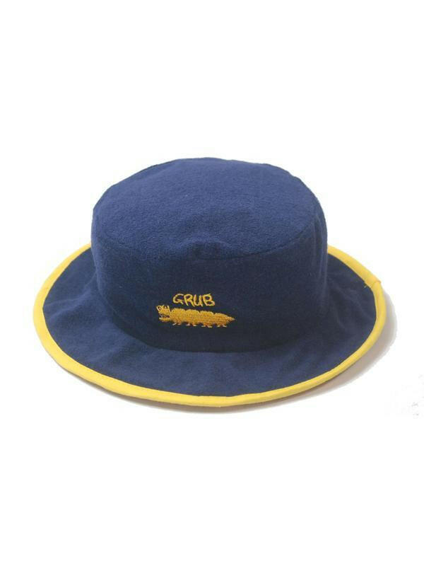 1013 Ozi Varmints Floppy Toweling Hat - Navy Grub.