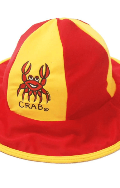 Ozi Varmints Lycra Swim Panel Hat Red/Sun.