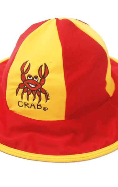 Ozi Varmints Lycra Swim Panel Hat Red/Sun.