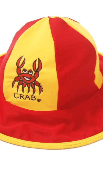 Ozi Varmints Lycra Swim Panel Hat Red/Sun.