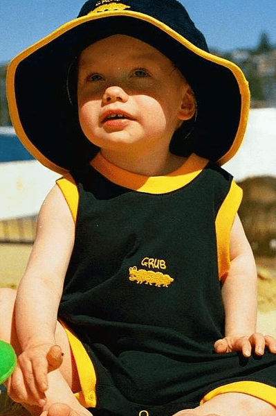 Ozi Varmints Towelling Hat - Navy Grub.