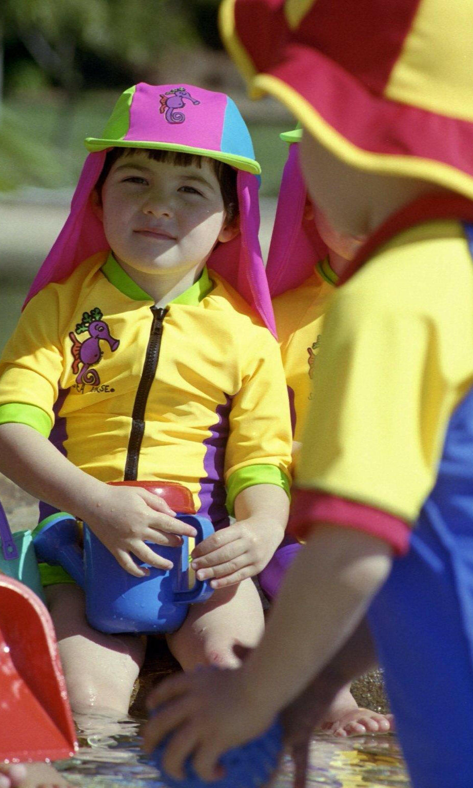 1005 Ozi Varmints Swim Jacket with Zip - SP50+ - Red.