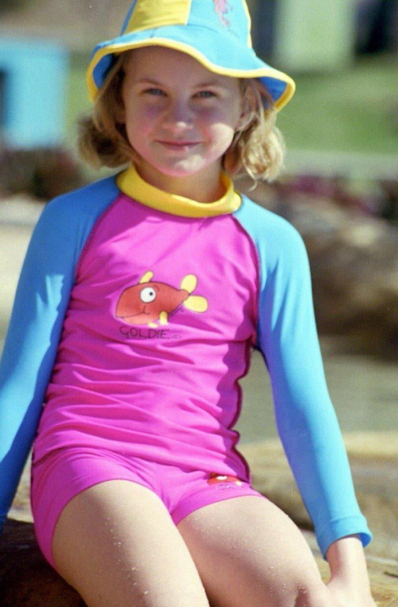 3004 Ozi Varmints Long Sleeve Rash Vest 50+ UPF - Aqua.