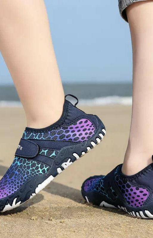 Water Aqua Neoprene Rubber Shoes - 2102- Black.
