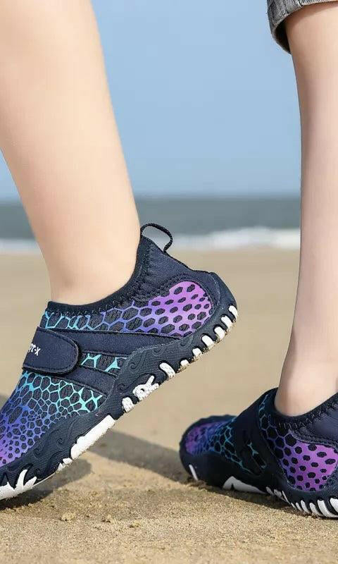 Water Aqua Neoprene Rubber Shoes - 2102- Black.