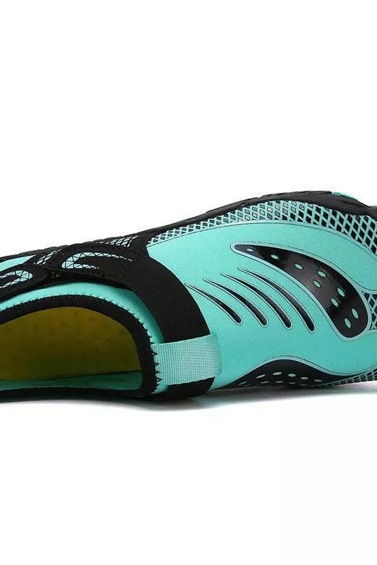 Water Shoes Kids Sports Z Neoprene Rubber Aqua Shoes - Mint.