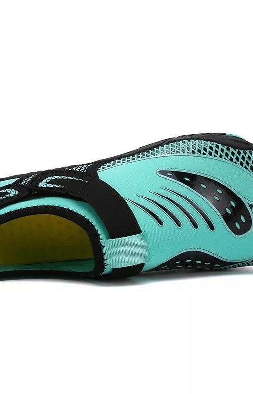 Water Shoes Kids Sports Z Neoprene Rubber Aqua Shoes - Mint.