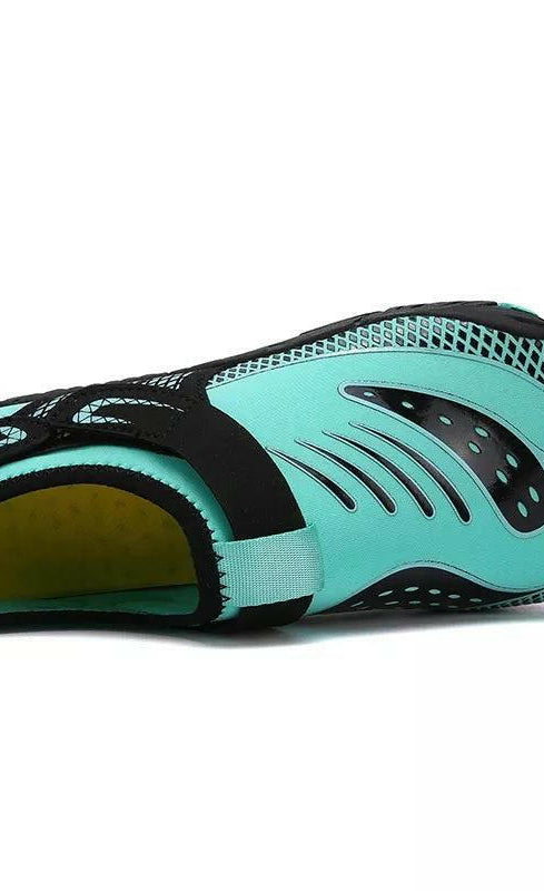 Water Shoes Kids Sports Z Neoprene Rubber Aqua Shoes - Mint.