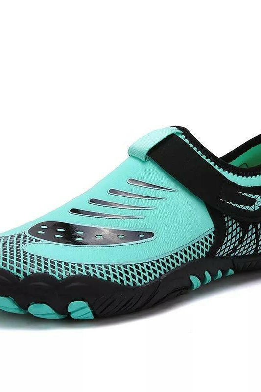 Water Shoes Kids Sports Z Neoprene Rubber Aqua Shoes - Mint.