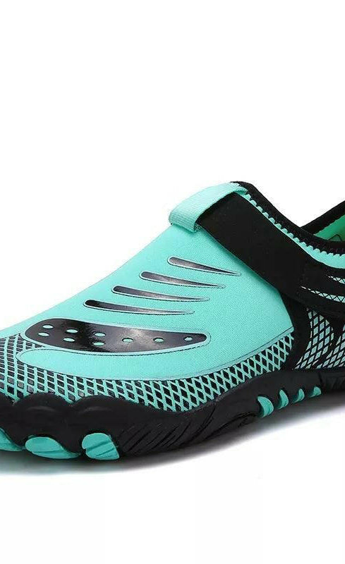 Water Shoes Kids Sports Z Neoprene Rubber Aqua Shoes - Mint.