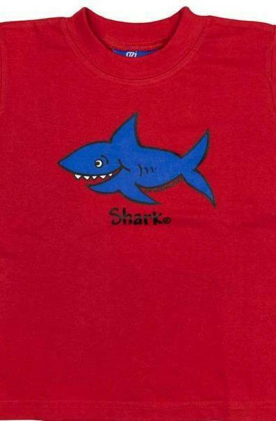 Ozi Varmints 9062 100% Cotton Solid T-Shirt Red - Shark.
