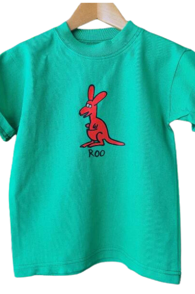 Ozi Varmints Cotton Solid T-Shirt Emerald.