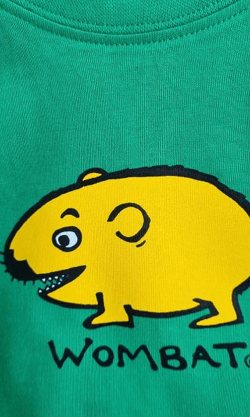 Ozi Varmints Cotton Solid T-Shirt Emerald.