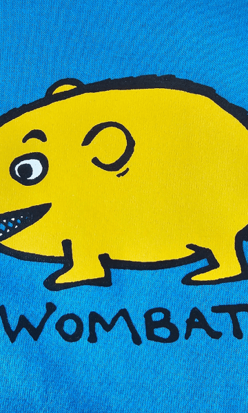 Ozi Varmints Cotton Solid T-Shirt - Wombat.