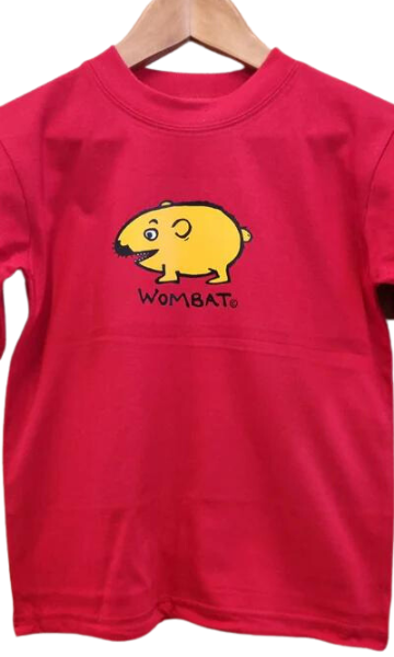 Ozi Varmints Kids Cotton T-Shirt Red.