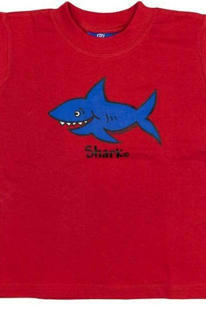 Ozi Varmints 9062 100% Cotton Solid T-Shirt Red - Shark.
