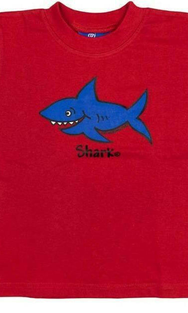 Ozi Varmints 9062 100% Cotton Solid T-Shirt Red - Shark.