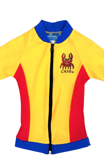 Ozi Varmints Swim Jacket with Zip - Sun/Crab.