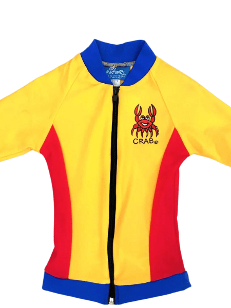 Ozi Varmints Swim Jacket with Zip - Sun/Crab.