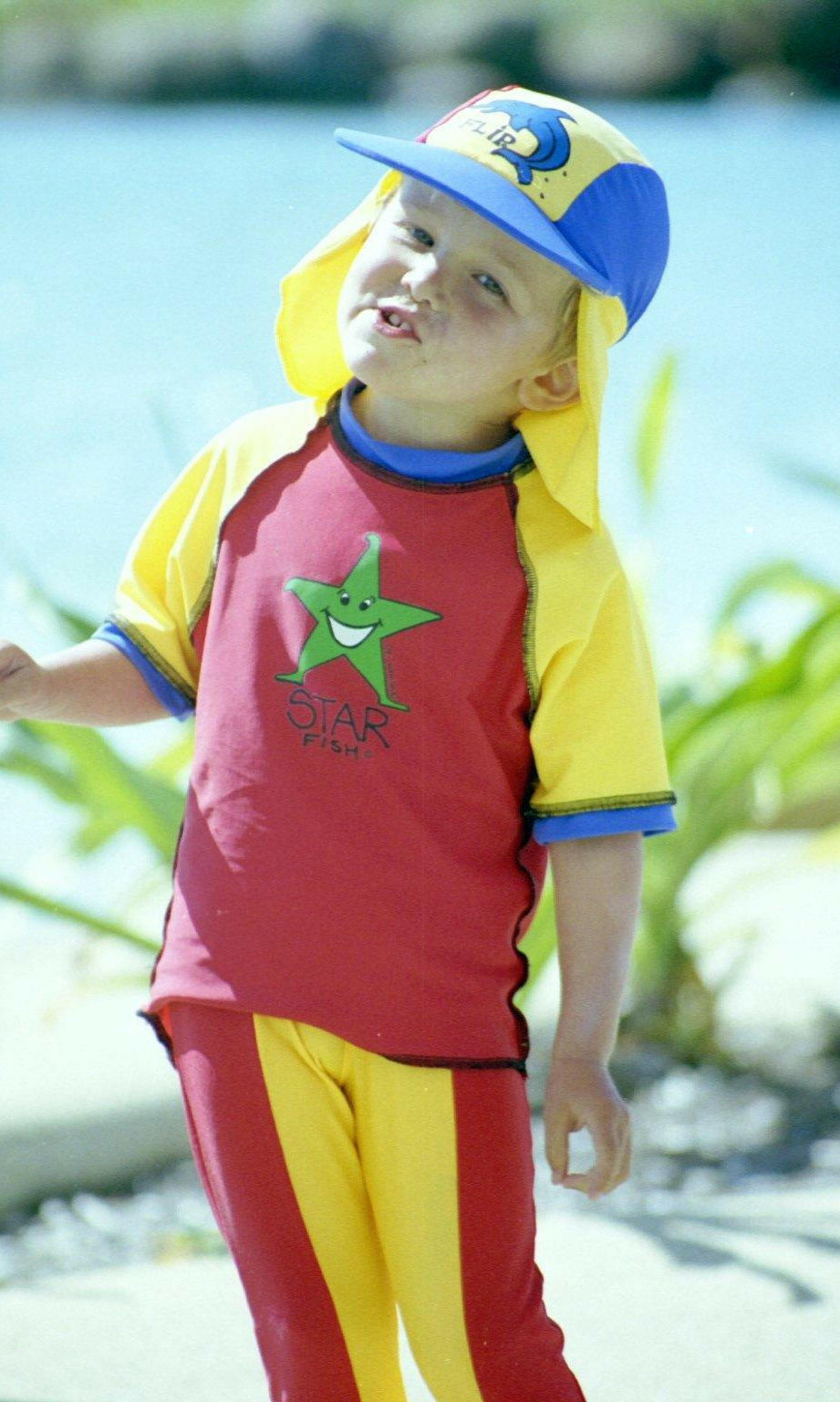 Ozi Varmints Short Sleeve Rash Vest Australian Swimwear.