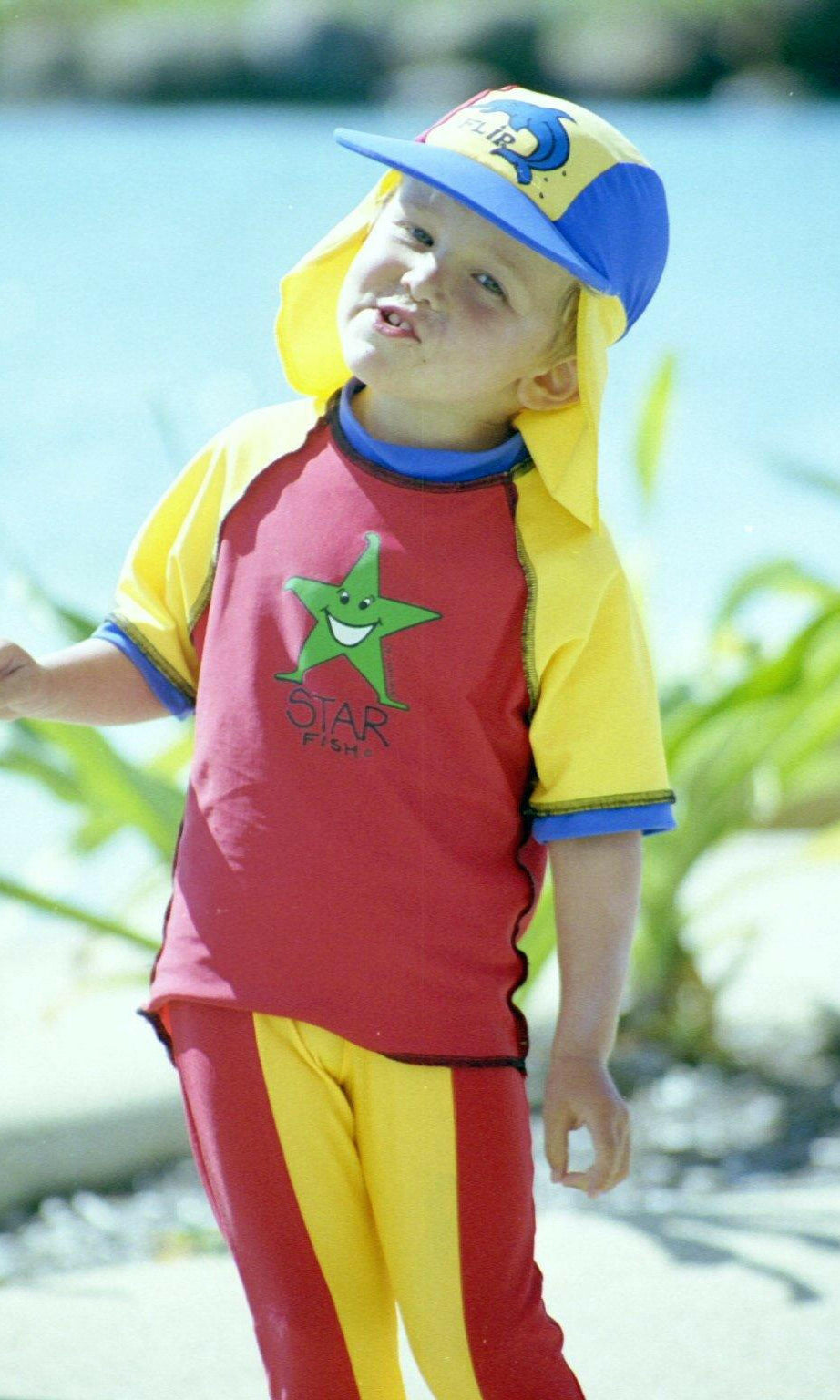 Ozi Varmints Short Sleeve Rash Vest Australian Swimwear.