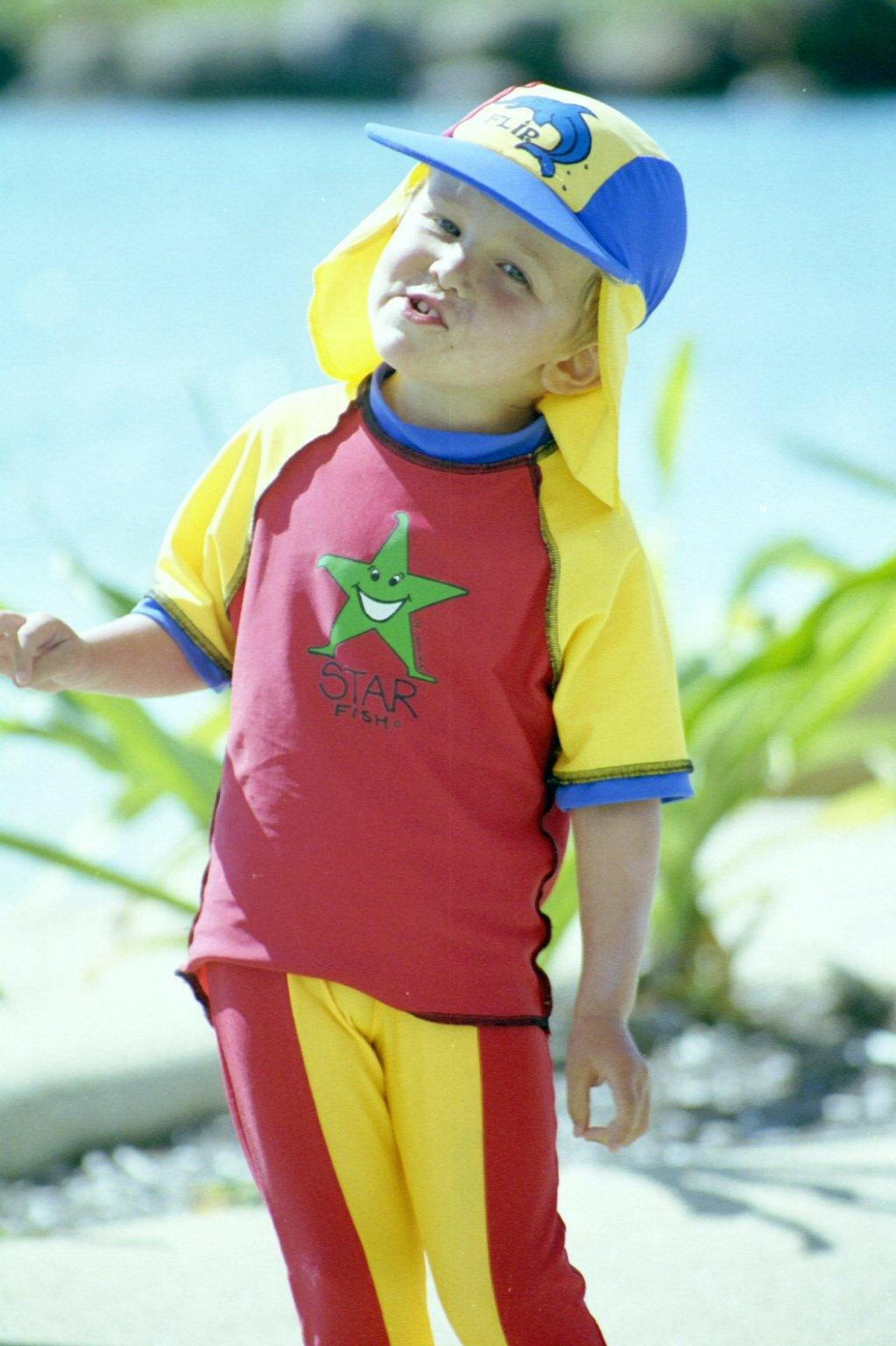 Ozi Varmints Short Sleeve Rash Vest Australian Swimwear.