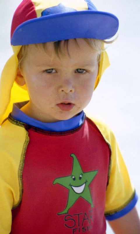 Ozi Varmints Short Sleeve Rash Vest Australian Swimwear.